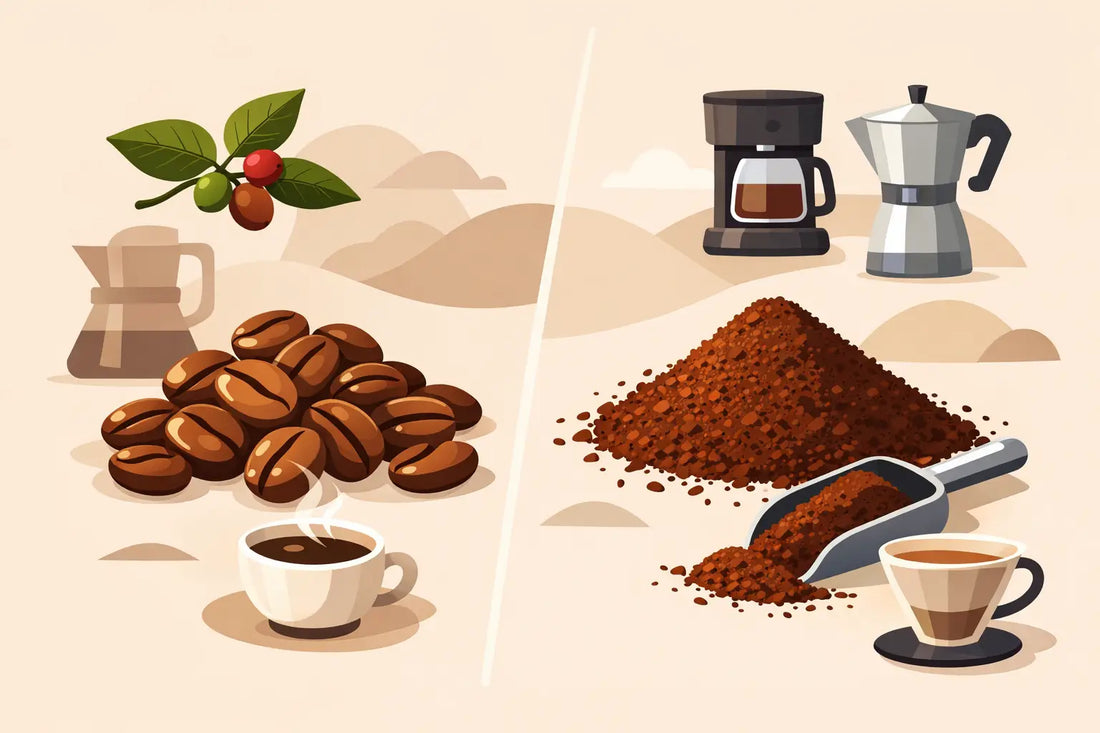 Whole Bean Versus Ground Coffee Compared