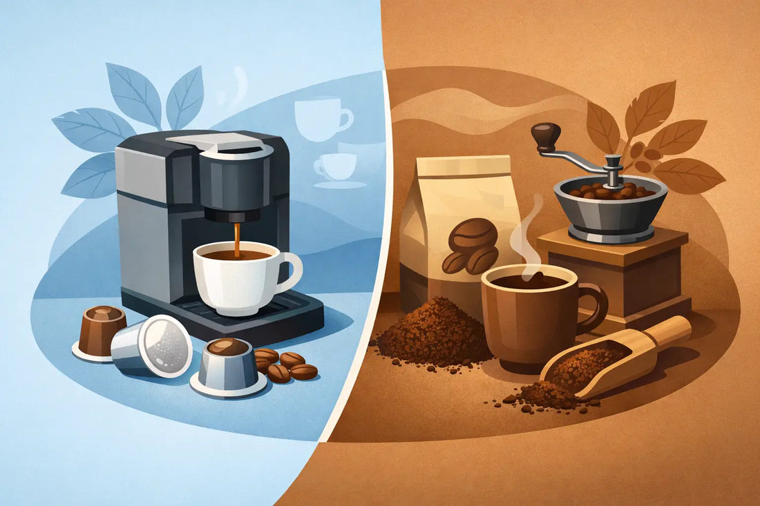 Coffee Pods vs Ground Coffee for Your Routine