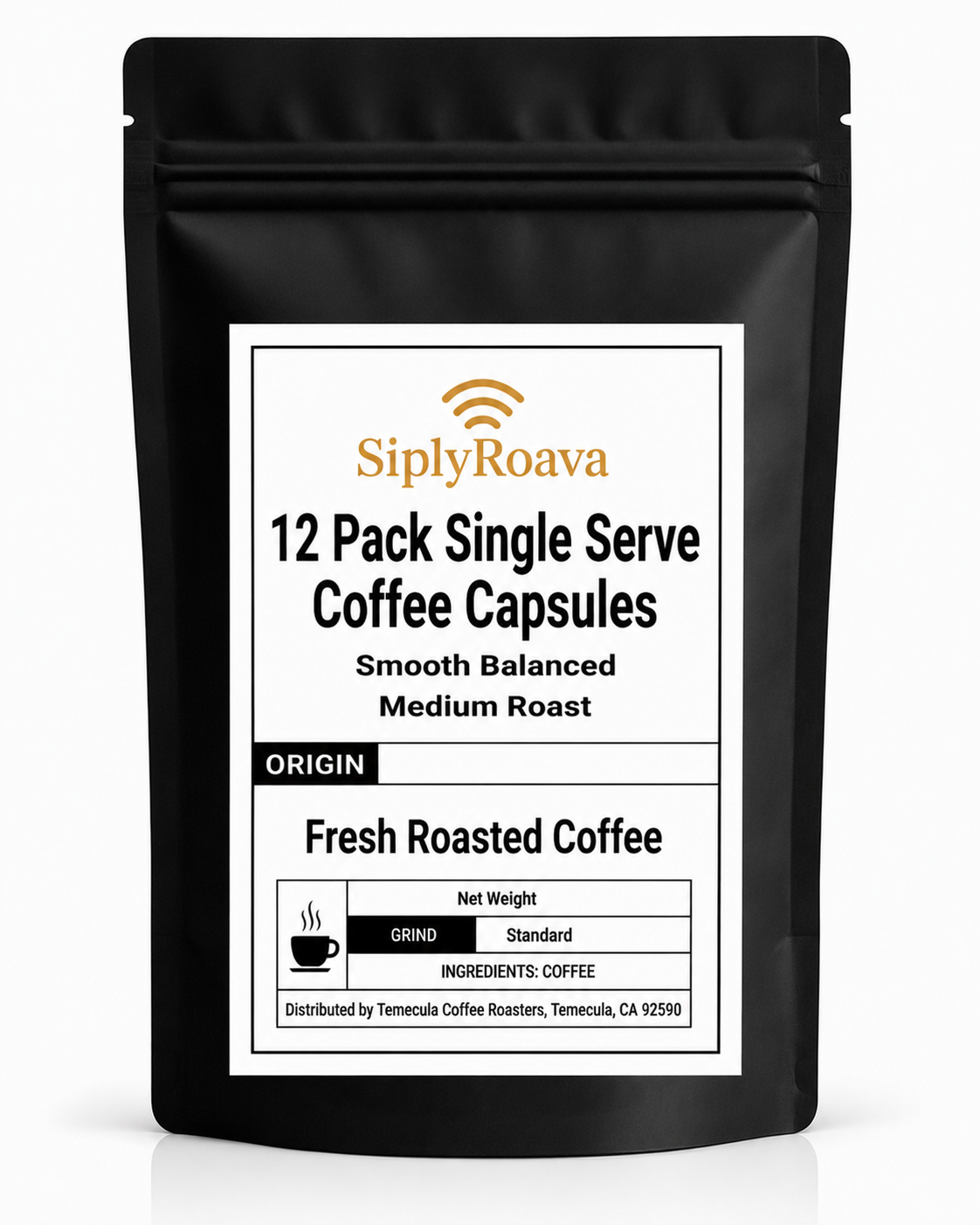12 Pack Single Serve Coffee Capsules