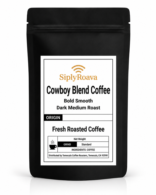 Cowboy Blend Coffee Bold Smooth Dark Medium Roast