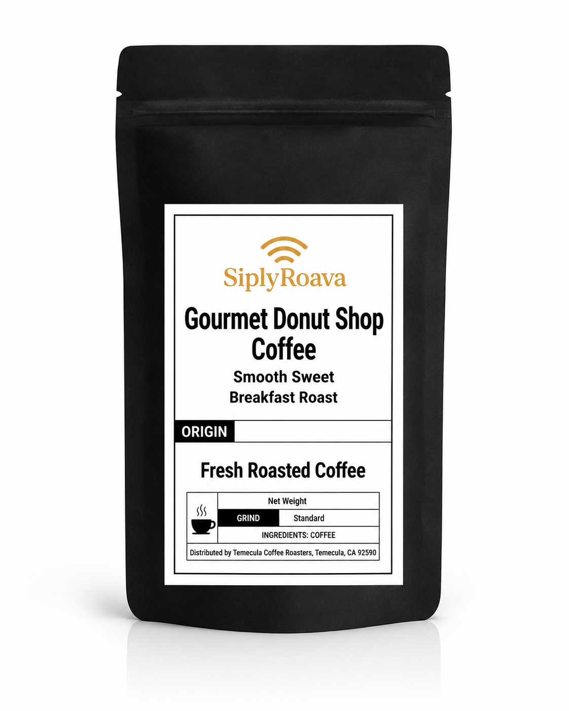 Gourmet Donut Shop Coffee Smooth Sweet Breakfast Roast