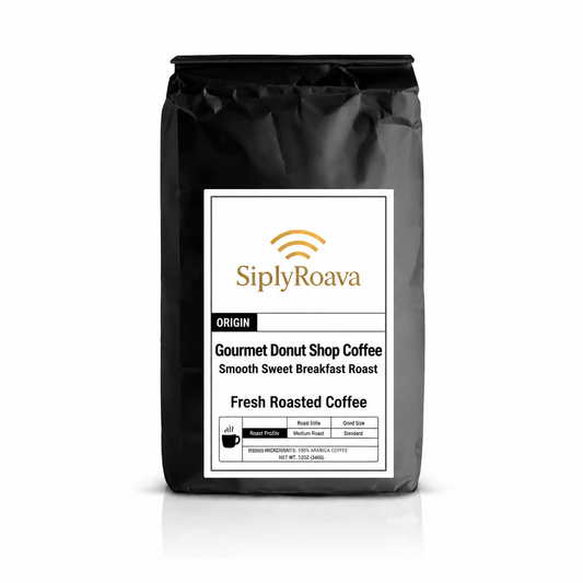 Gourmet Donut Shop Coffee Smooth Sweet Breakfast Roast