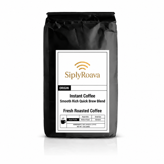 Instant Coffee Smooth Rich Quick Brew Blend