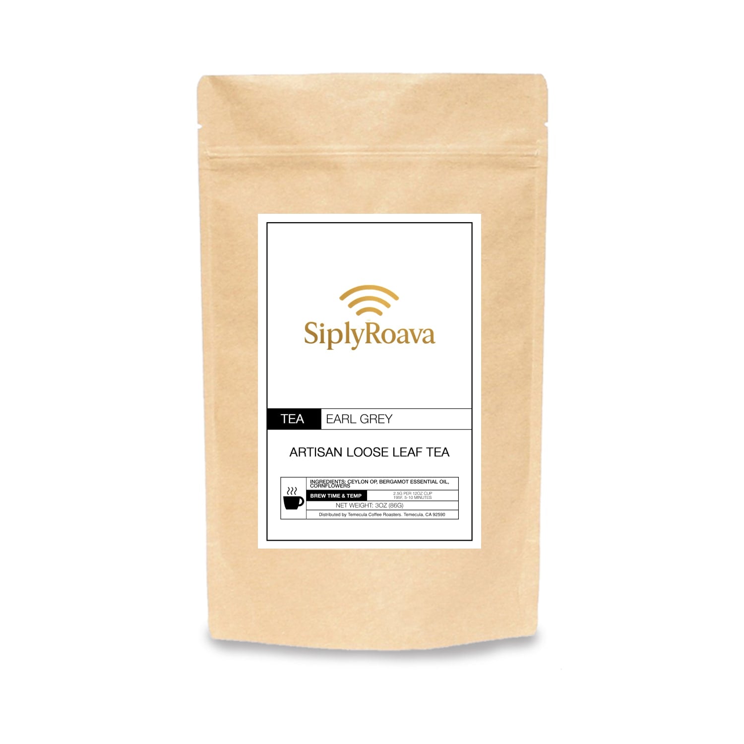 Earl Grey Tea Premium Loose Leaf Blend