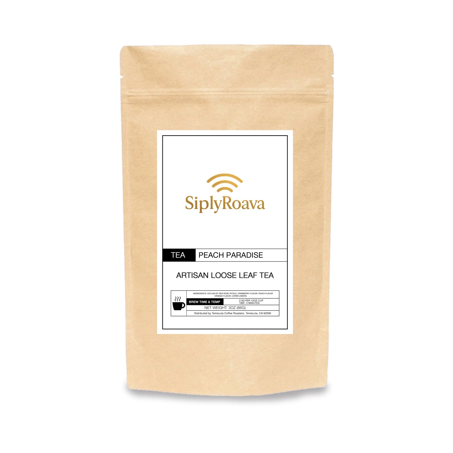 Peach Paradise Tea Fruity Herbal Blend
