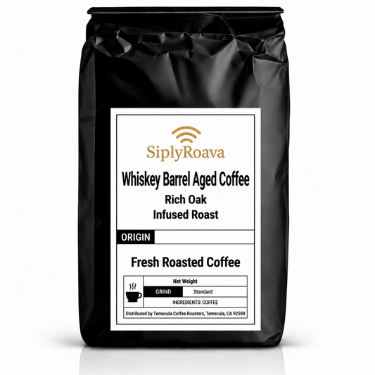 Whiskey Barrel Aged Coffee Rich Oak Infused Roast